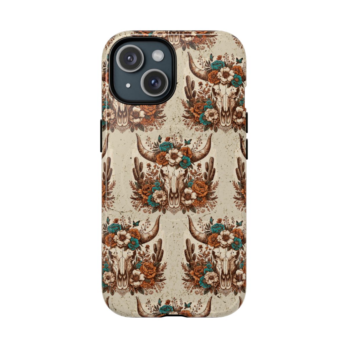 Boho Bull Skull Magnetic Case