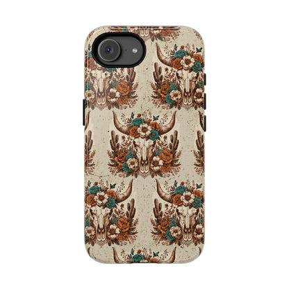 Boho Bull Skull Tough Case - iPhone 17e