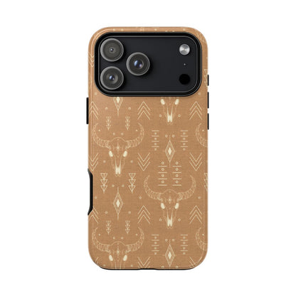 Boho Bull Skull Tough Case - iPhone 18 Pro Max