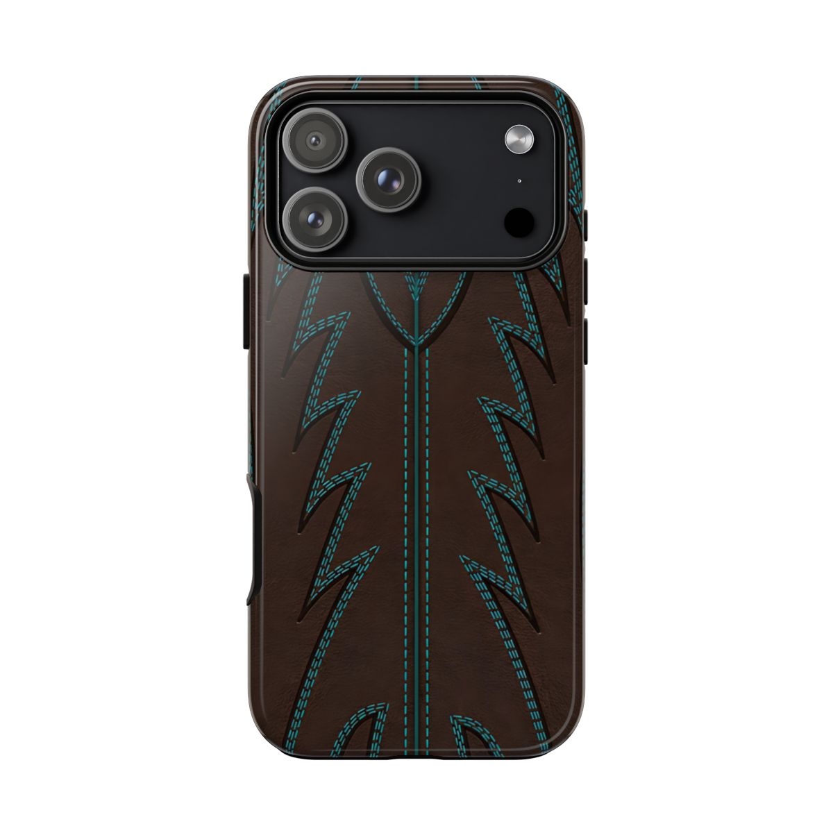 Boot Closeup Brown Turquoise Tough Case - iPhone 18 Pro Max