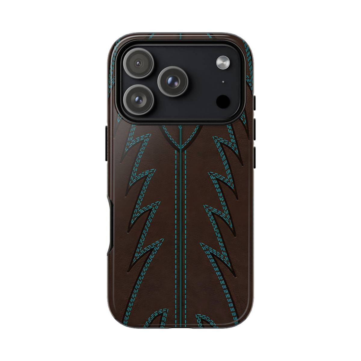 Boot Closeup Brown Turquoise Tough Case - iPhone 18 Pro