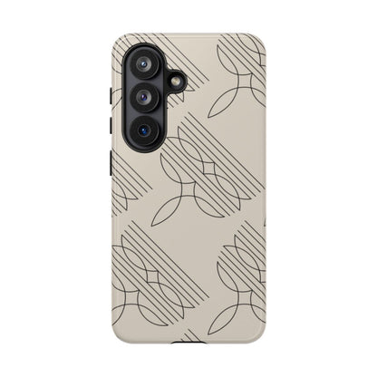 Boot Stitch Tough Case-Beige