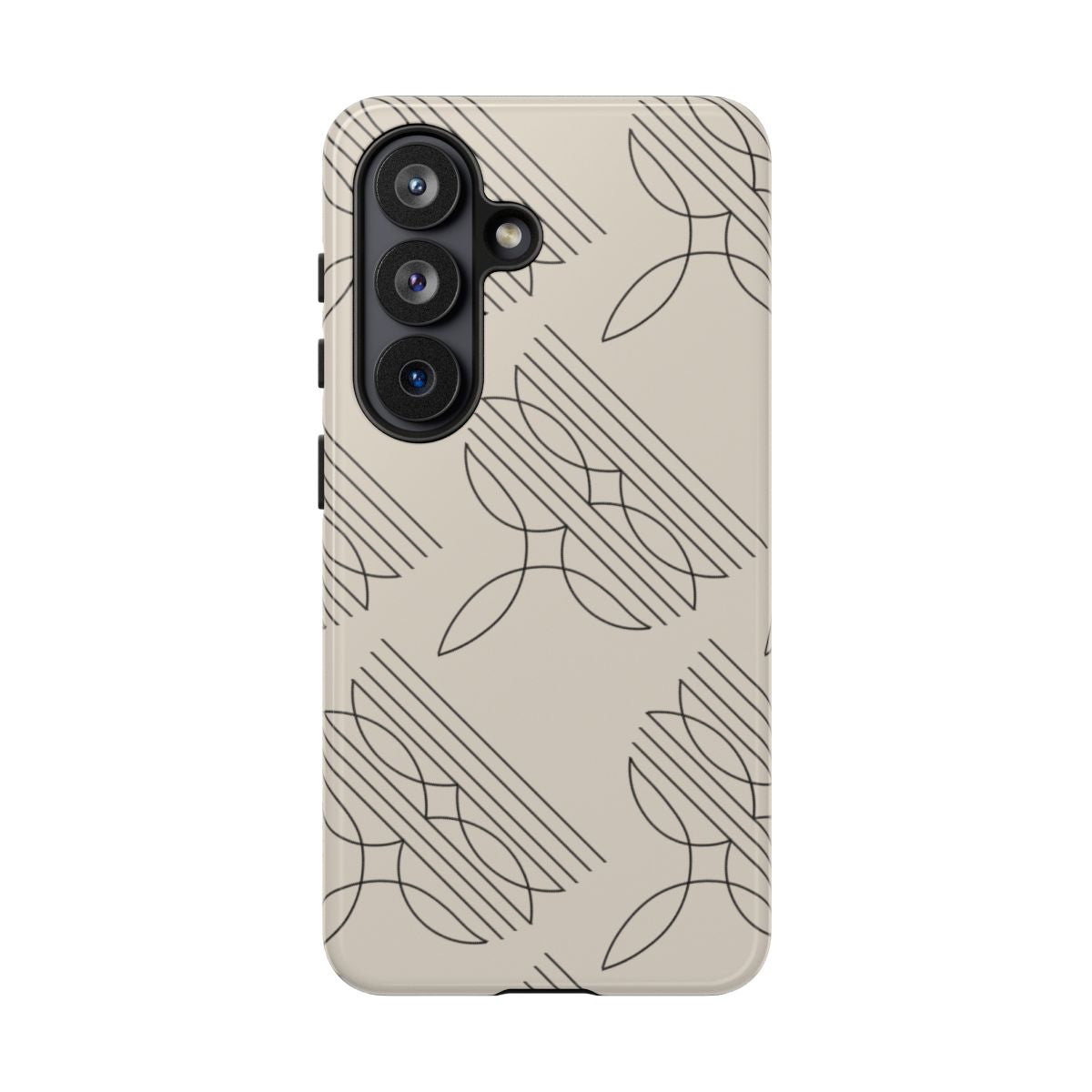 Boot Stitch Tough Case-Beige