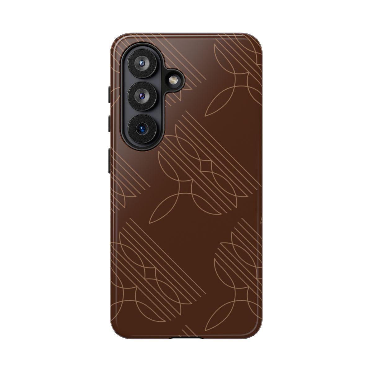 Boot Stitch Tough Case-Brown