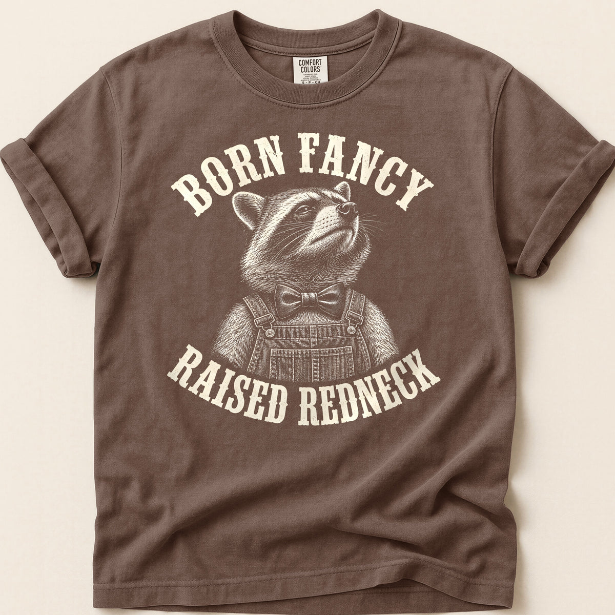 Born Fancy T-shirt on Espresso