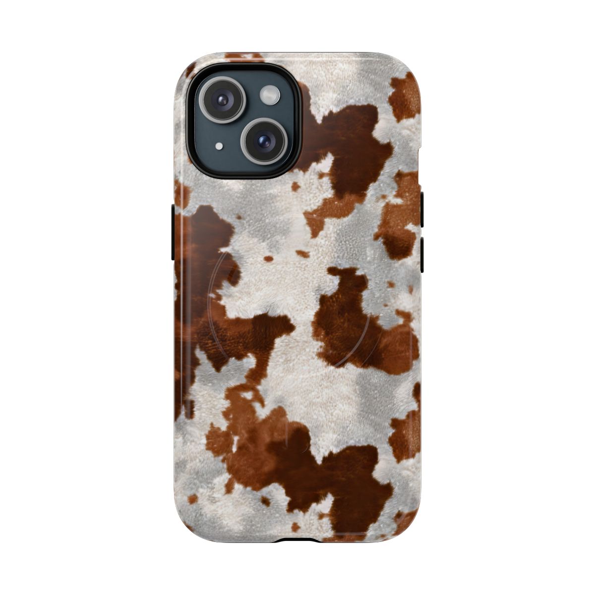 Brown Cowhide Magnetic Case