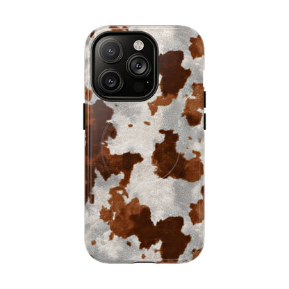 Brown Cowhide Magnetic Case