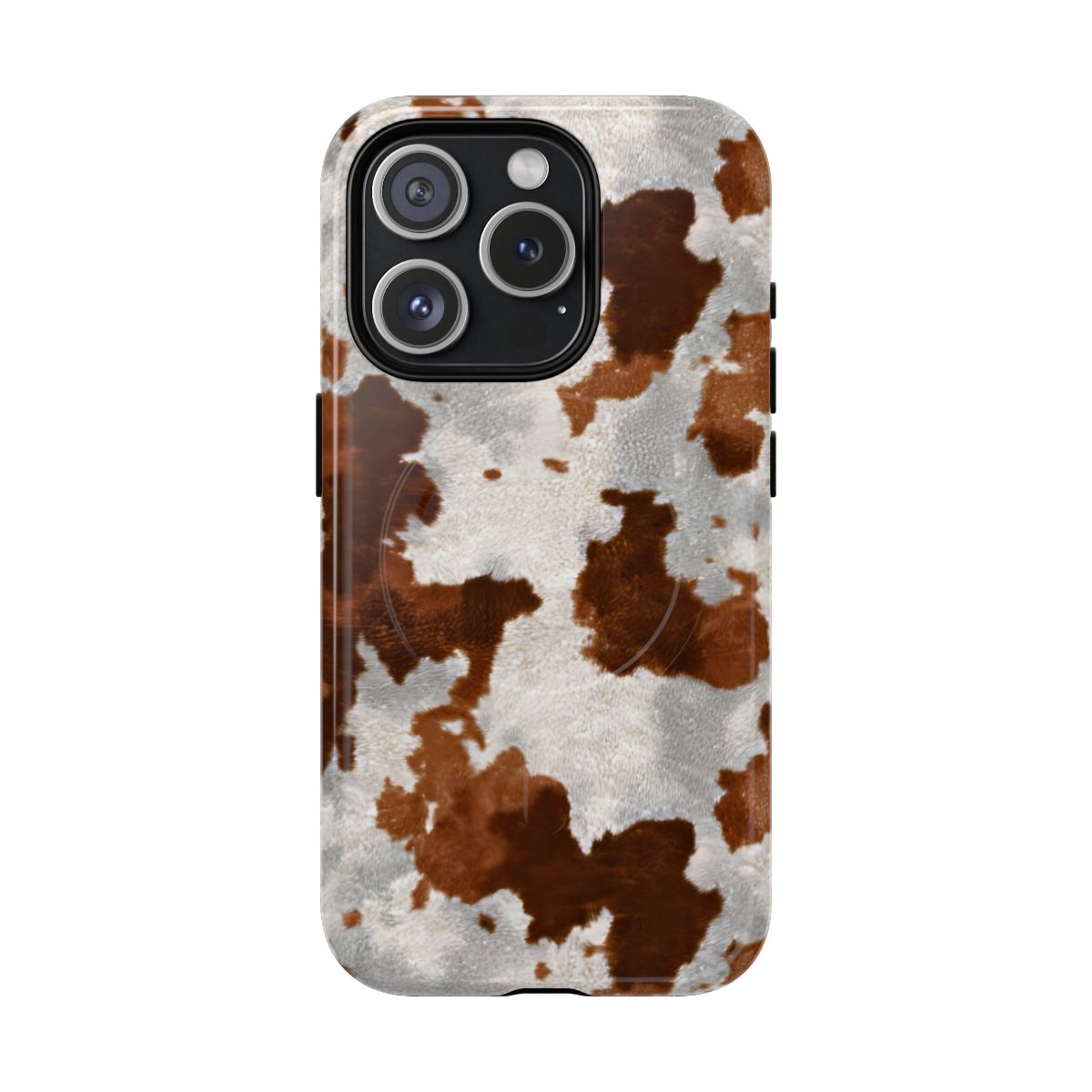 Brown Cowhide Magnetic Case