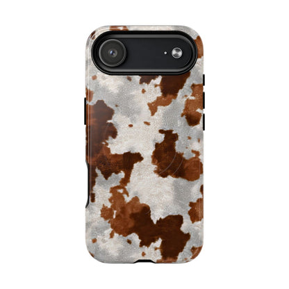 Brown Cowhide Magnetic Case