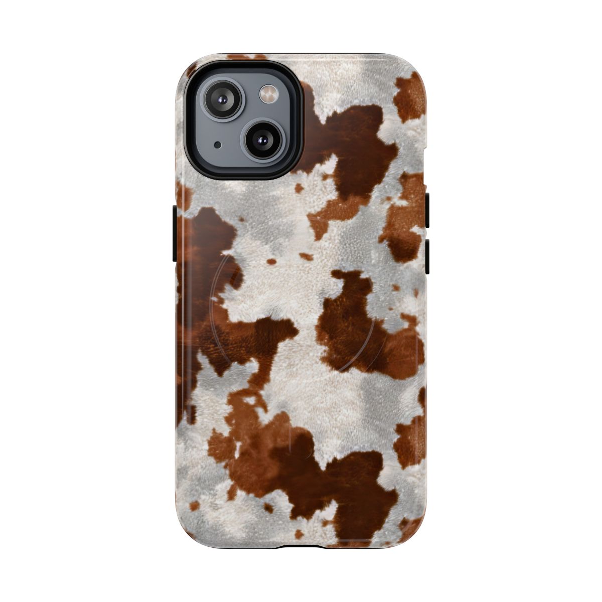Brown Cowhide Magnetic Case
