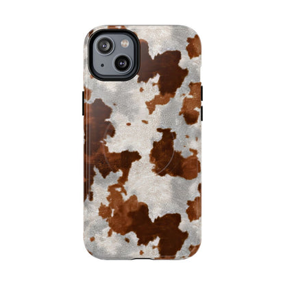 Brown Cowhide Magnetic Case