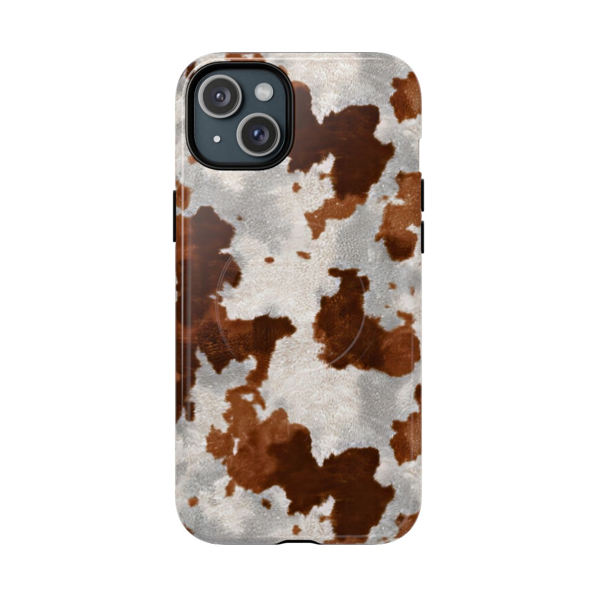 Brown Cowhide Magnetic Case