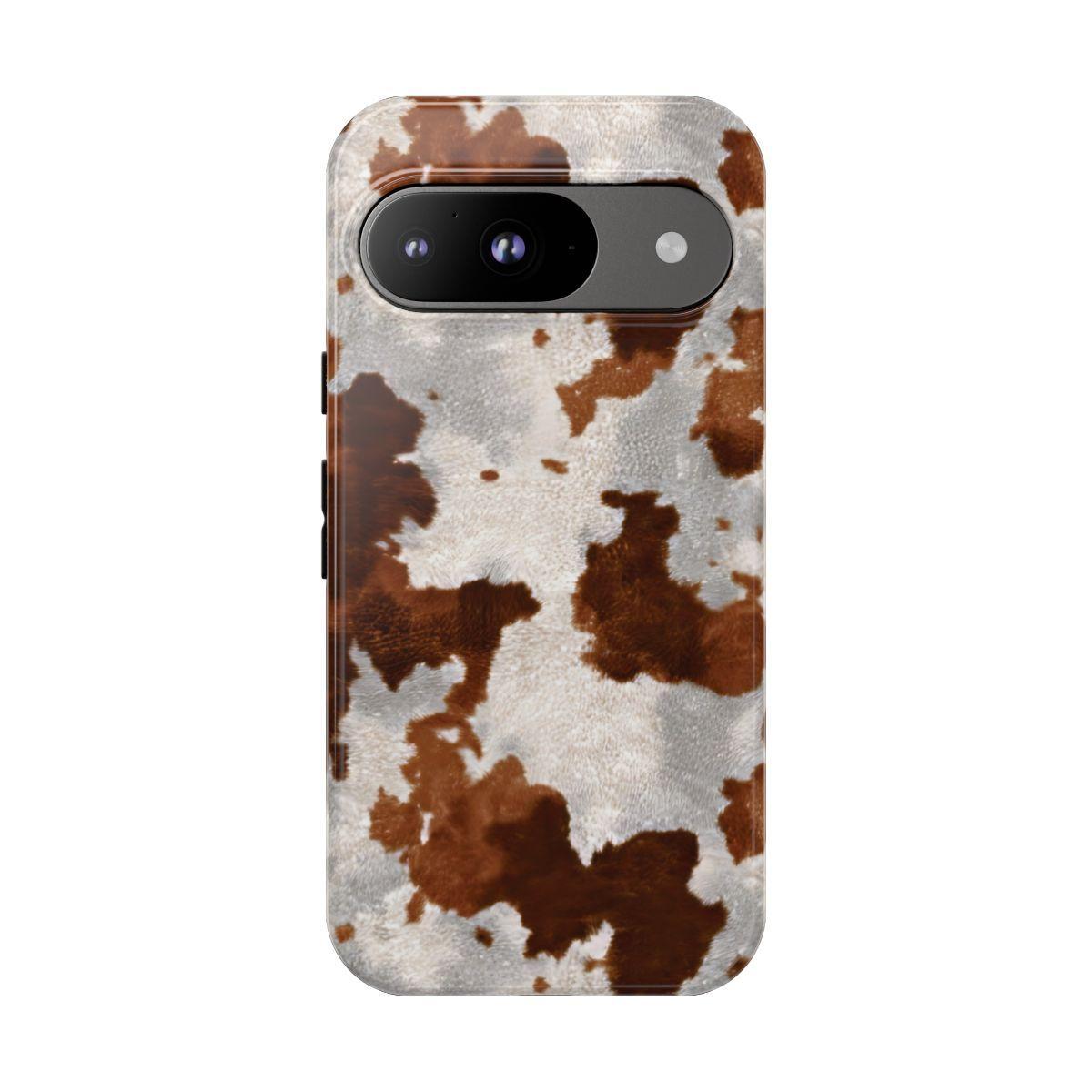 Brown Cowhide Tough Case
