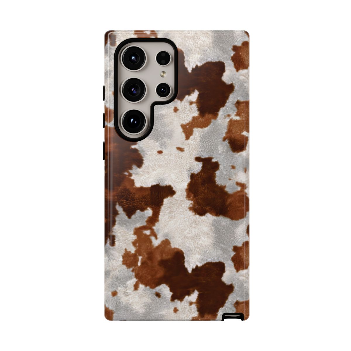 Brown Cowhide Tough Case
