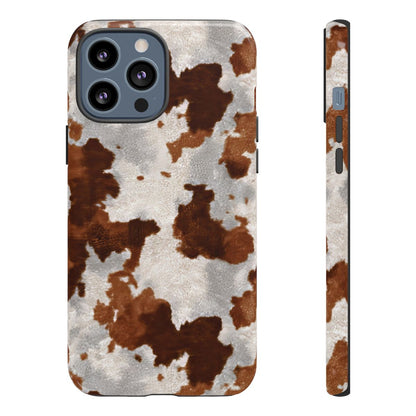 Brown Cowhide Tough Case