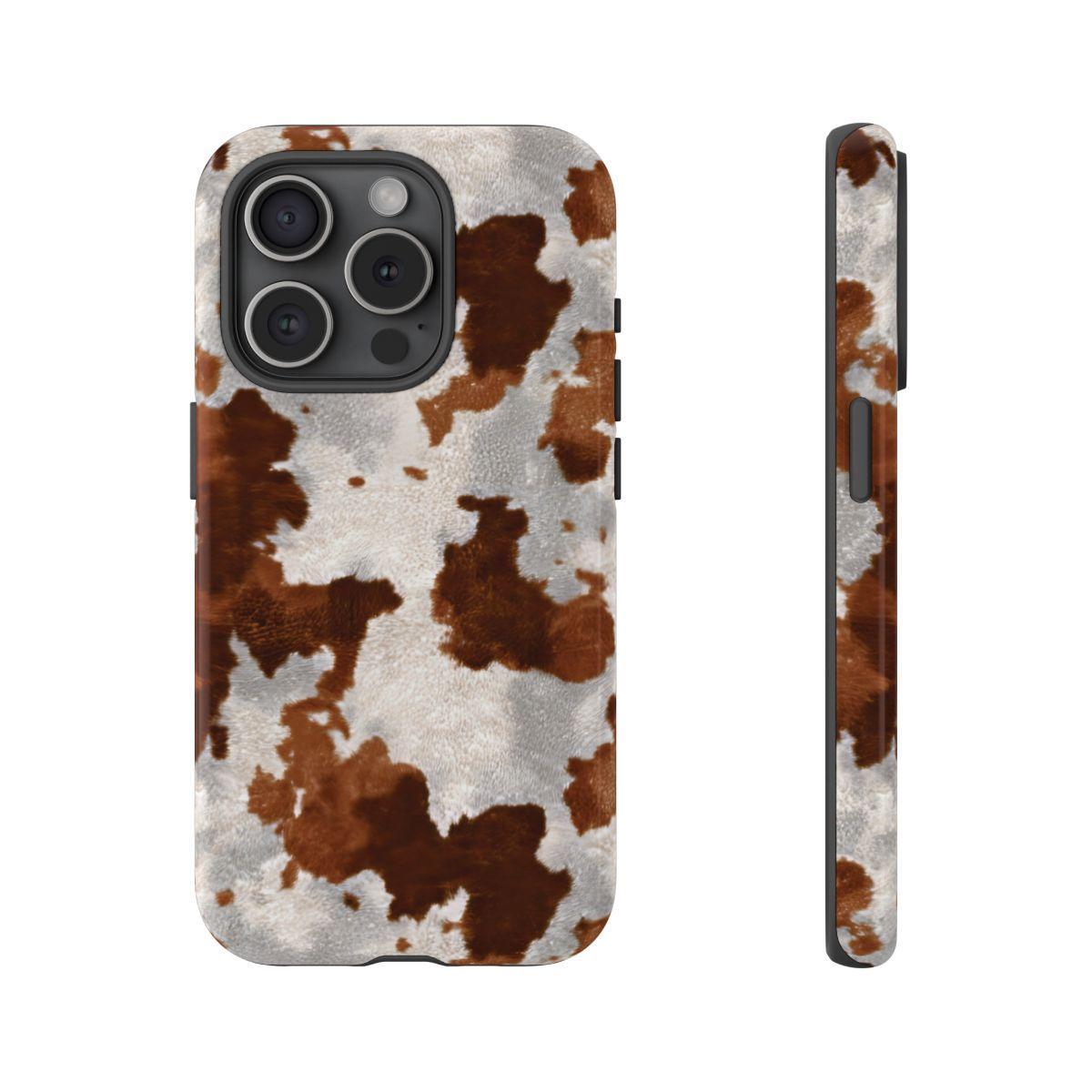 Brown Cowhide Tough Case