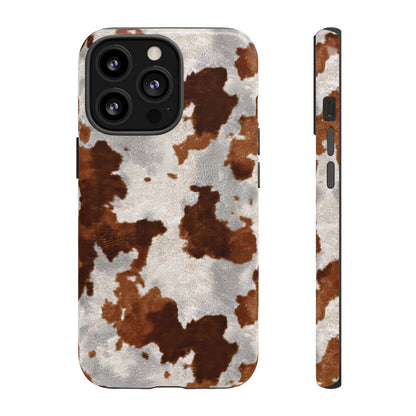 Brown Cowhide Tough Case