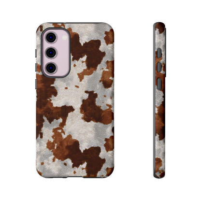 Brown Cowhide Tough Case