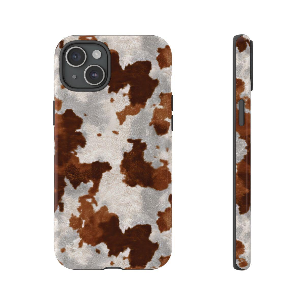 Brown Cowhide Tough Case