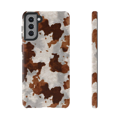 Brown Cowhide Tough Case