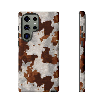 Brown Cowhide Tough Case