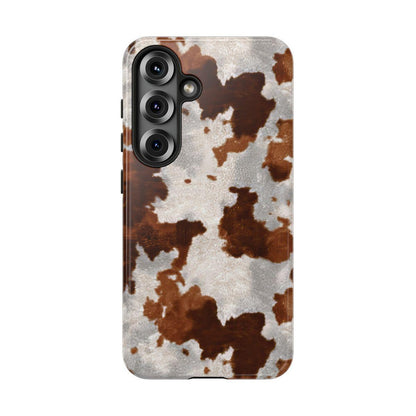 Brown Cowhide Tough Case