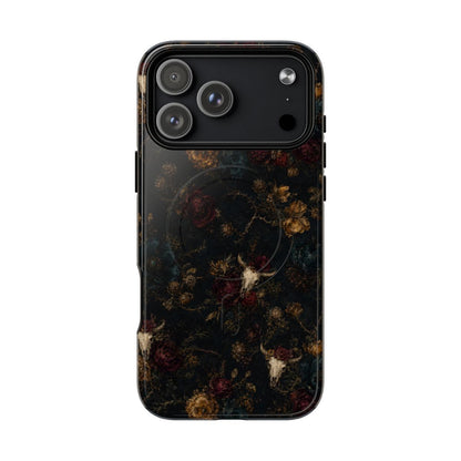 Bull Skull Bloom Magnetic Case - iPhone 18 Pro Max