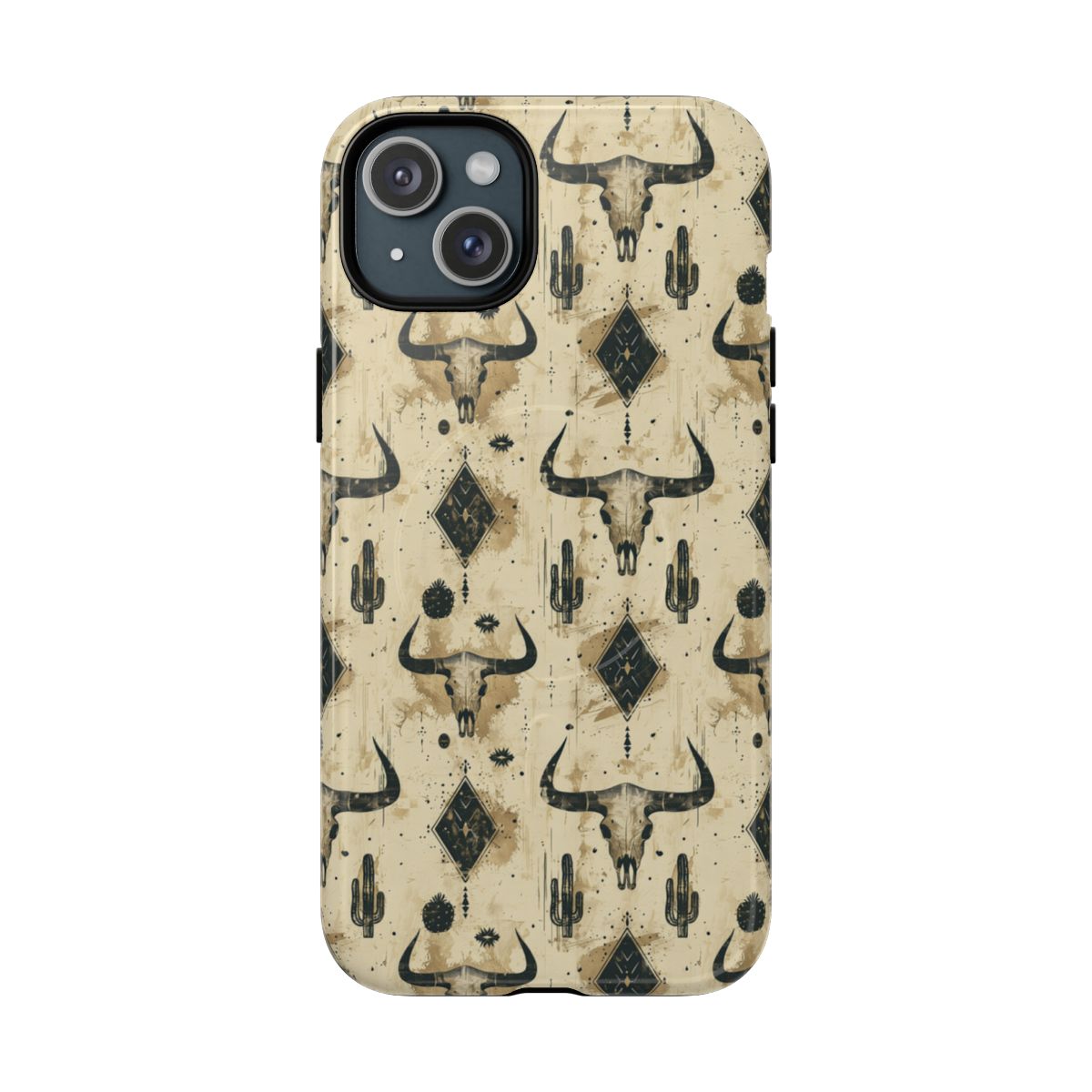 Bull Skull Grunge Magnetic Case