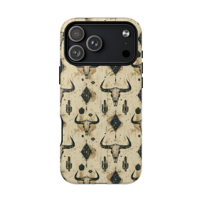 Bull Skull Grunge Magnetic Case