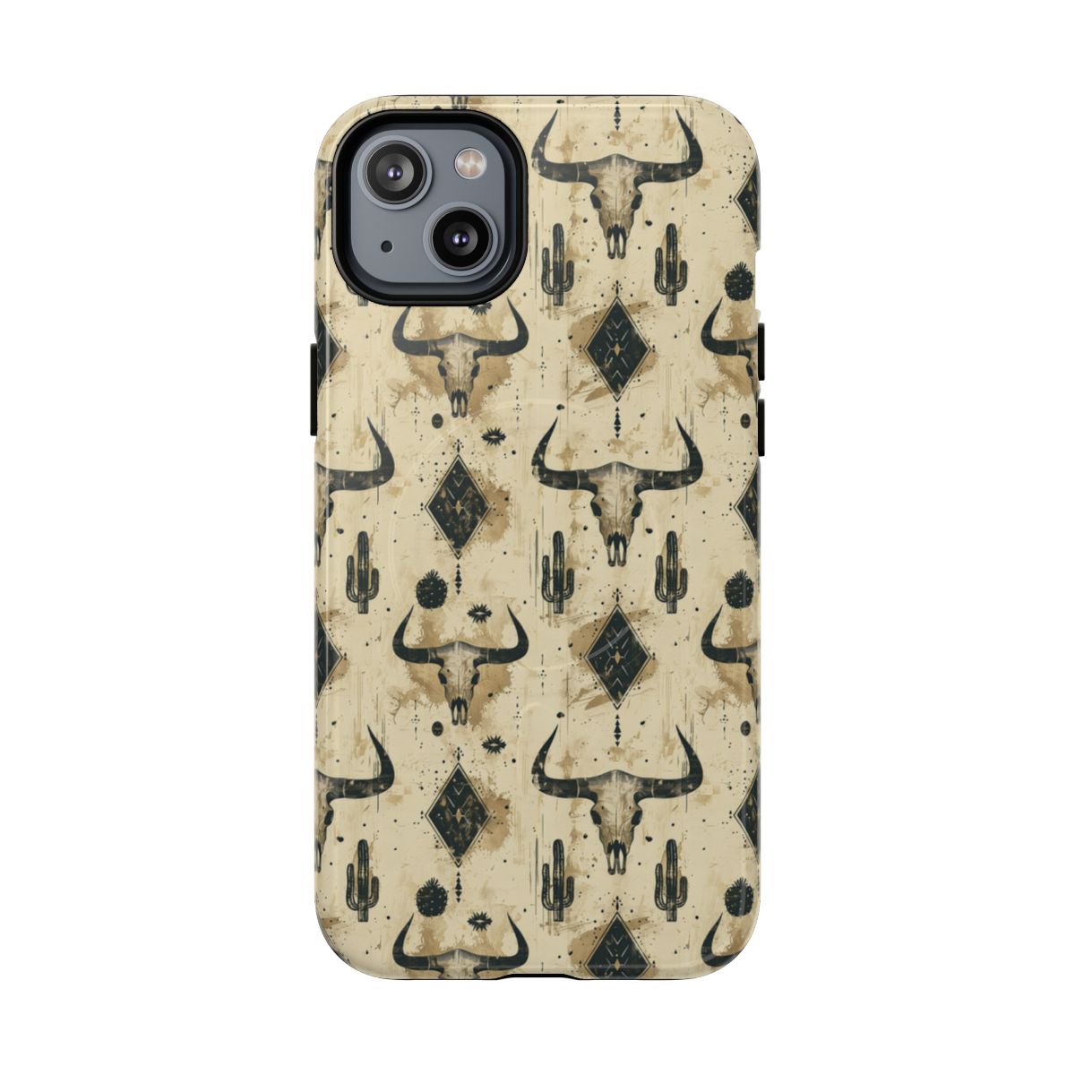 Bull Skull Grunge Magnetic Case