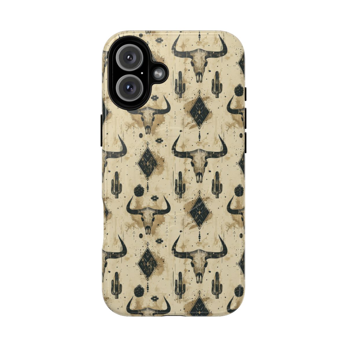 Bull Skull Grunge Magnetic Case