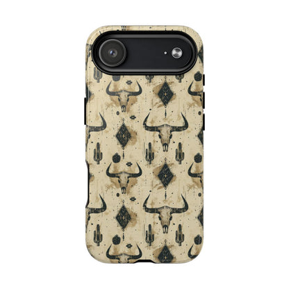 Bull Skull Grunge Magnetic Case