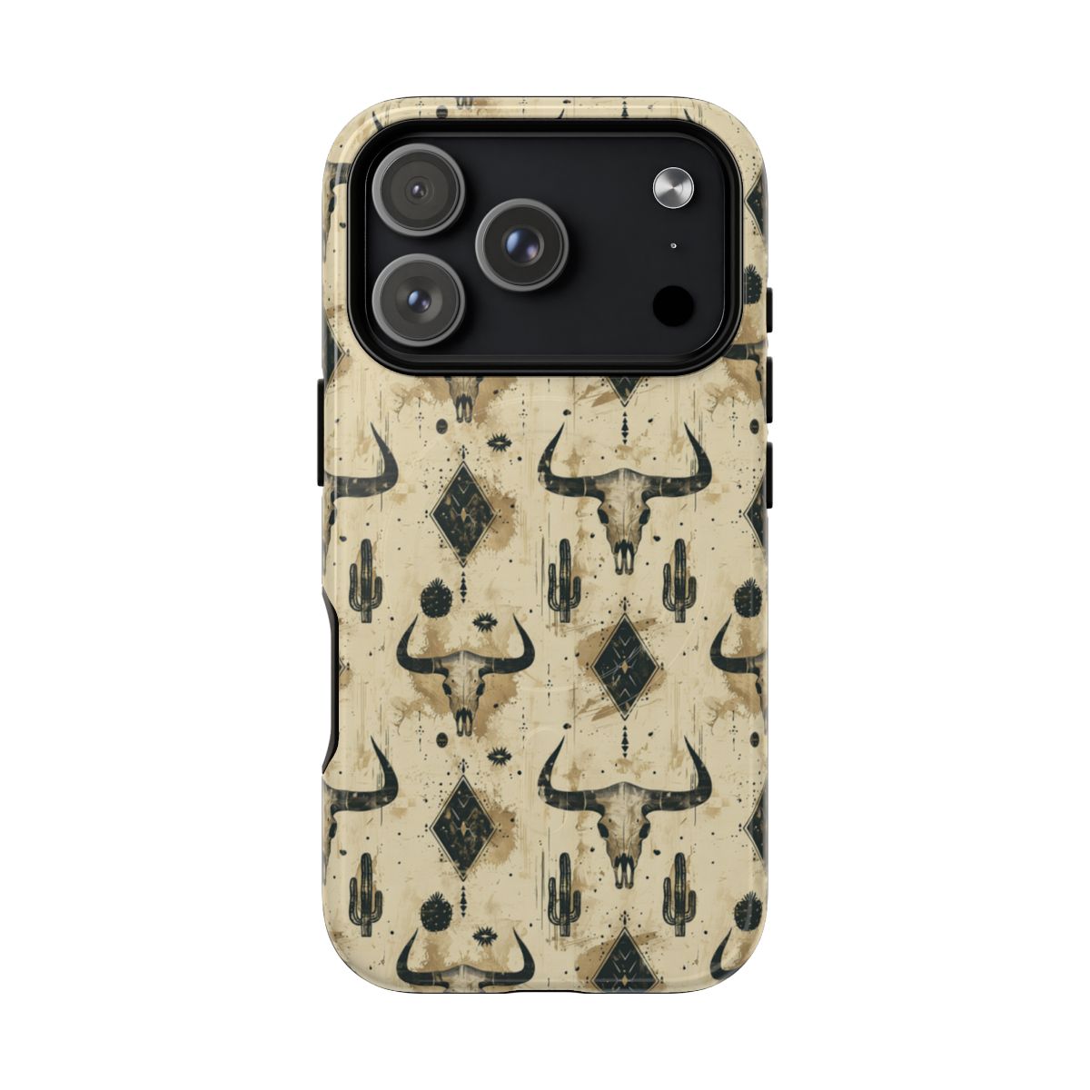 Bull Skull Grunge Magnetic Case