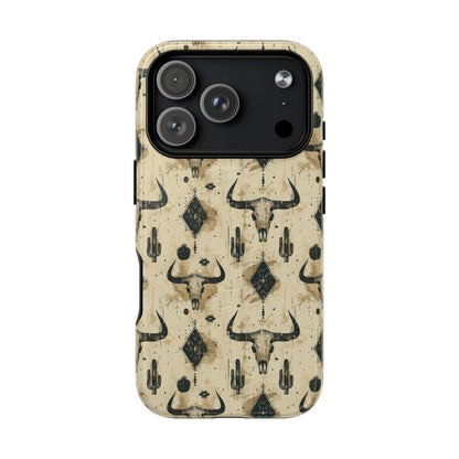 Bull Skull Grunge Magnetic Case