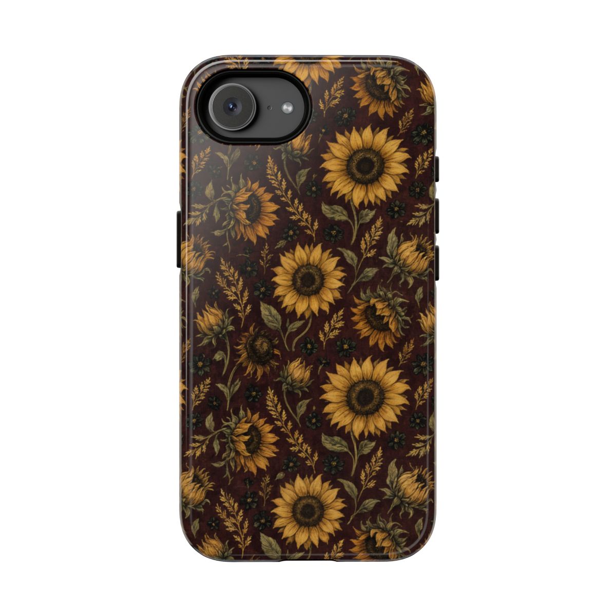 Burgundy Sunflowers Tough Case - iPhone 16e