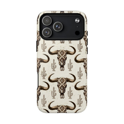Cactus Aztec Skull Magnetic Case