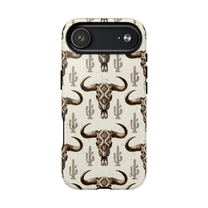 Cactus Aztec Skull Magnetic Case