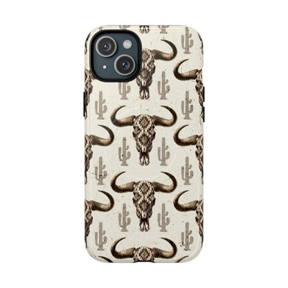 Cactus Aztec Skull Magnetic Case