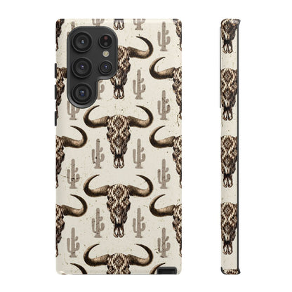 Cactus Aztec Skull Tough Case