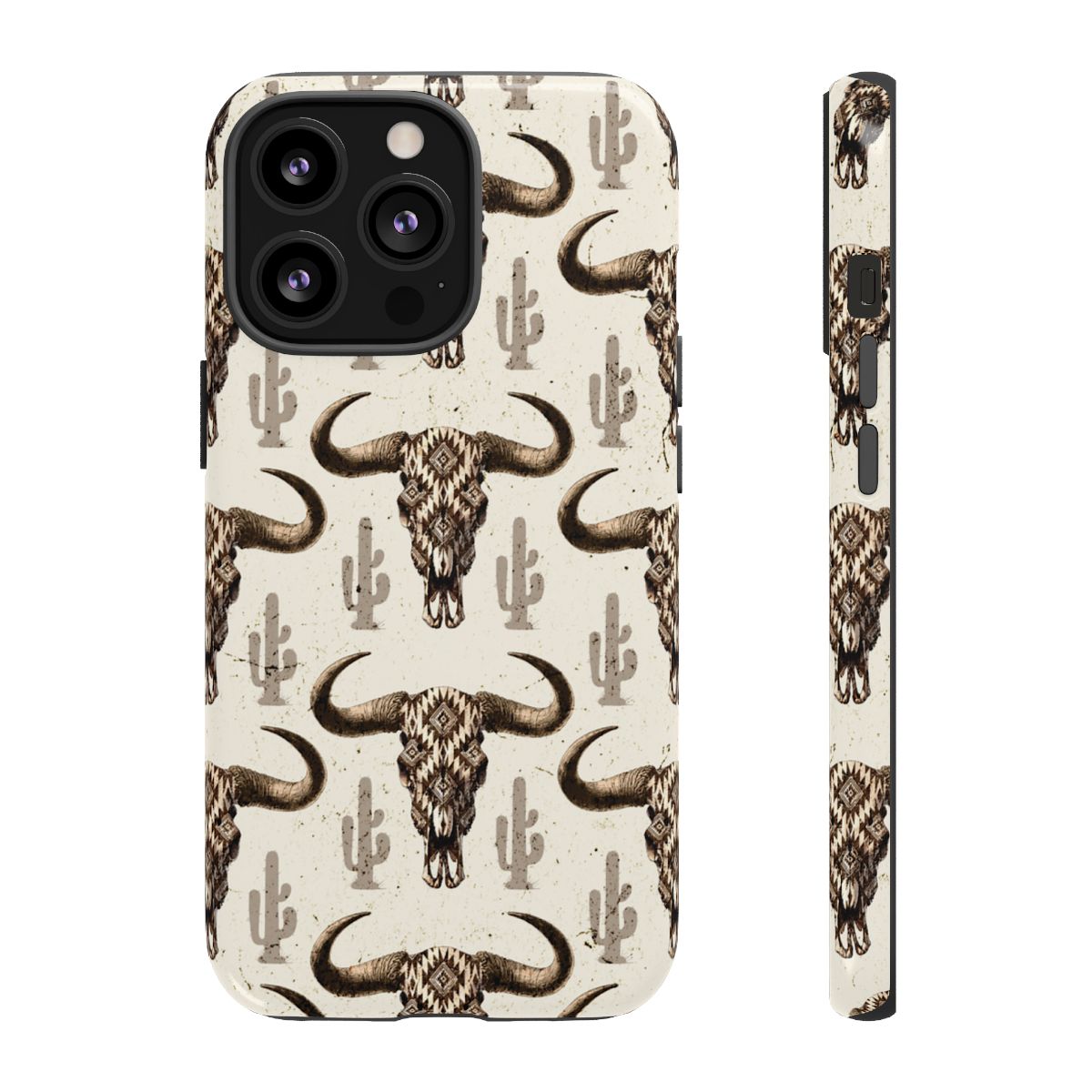 Cactus Aztec Skull Tough Case