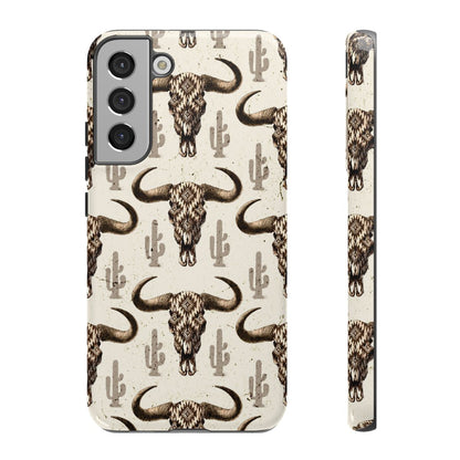 Cactus Aztec Skull Tough Case