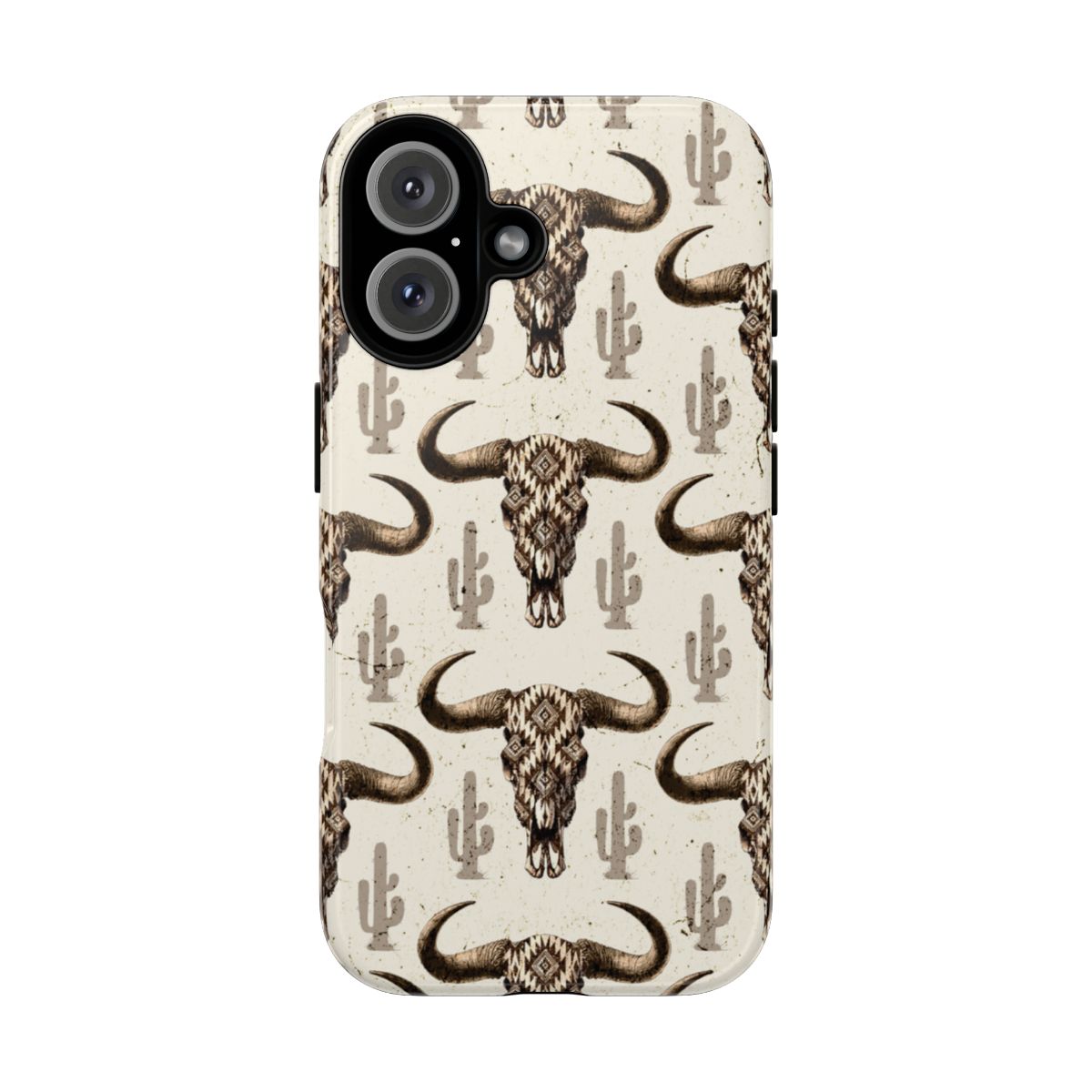 Cactus Aztec Skull Tough Case