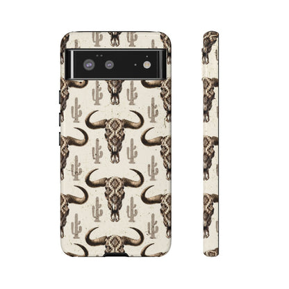 Cactus Aztec Skull Tough Case