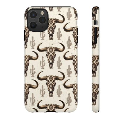 Cactus Aztec Skull Tough Case