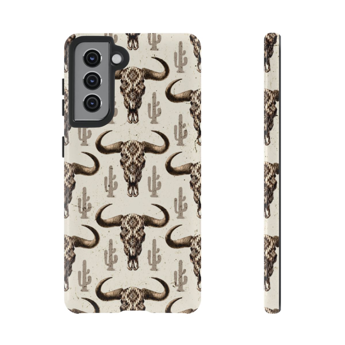 Cactus Aztec Skull Tough Case