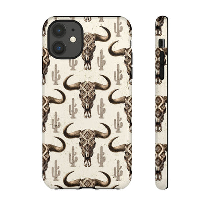 Cactus Aztec Skull Tough Case
