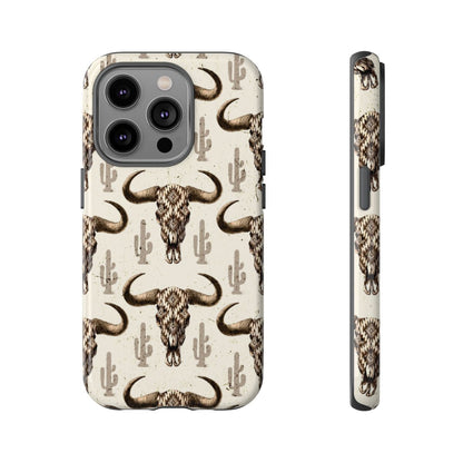 Cactus Aztec Skull Tough Case