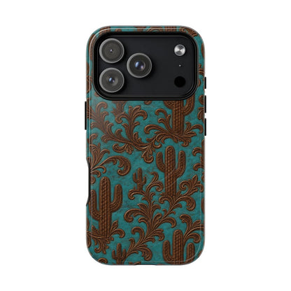 Cactus + Scrolls Magnetic Case - iPhone 18 Pro