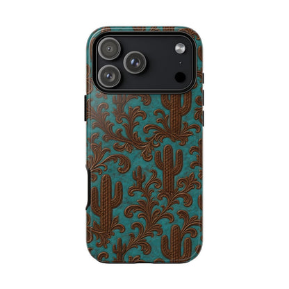 Cactus + Scrolls Tough Case - iPhone 18 Pro Max