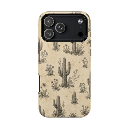Cactus Sketch Magnetic Case - iPhone 18 Pro Max